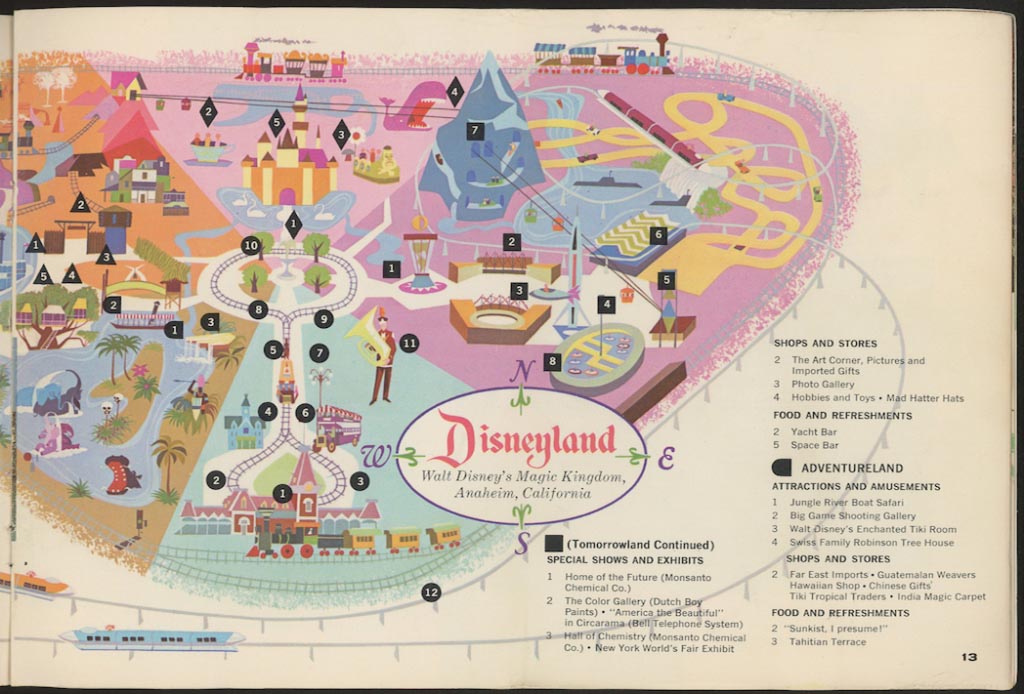 Map Of Disneyland